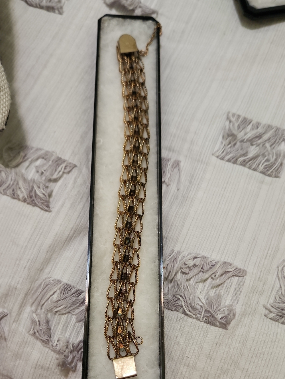 Vintage, Gold Multi-Strand Chain Bracelet for Women